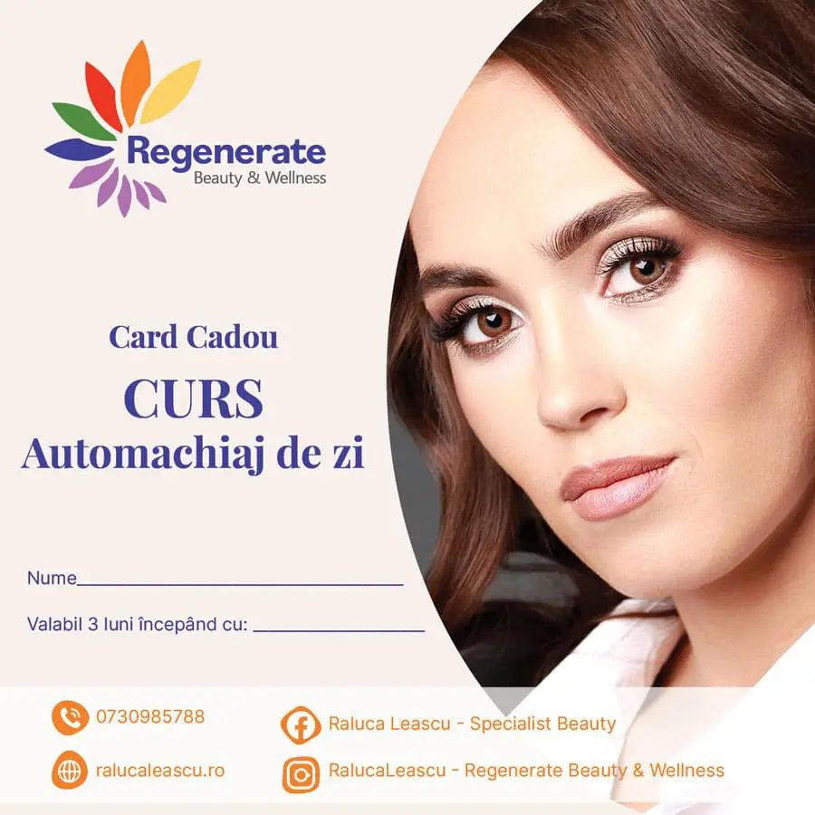 Regenerate with Raluca Leașcu - Make-up Artist & Trainer Curs Automachiaj | Cosmetolog