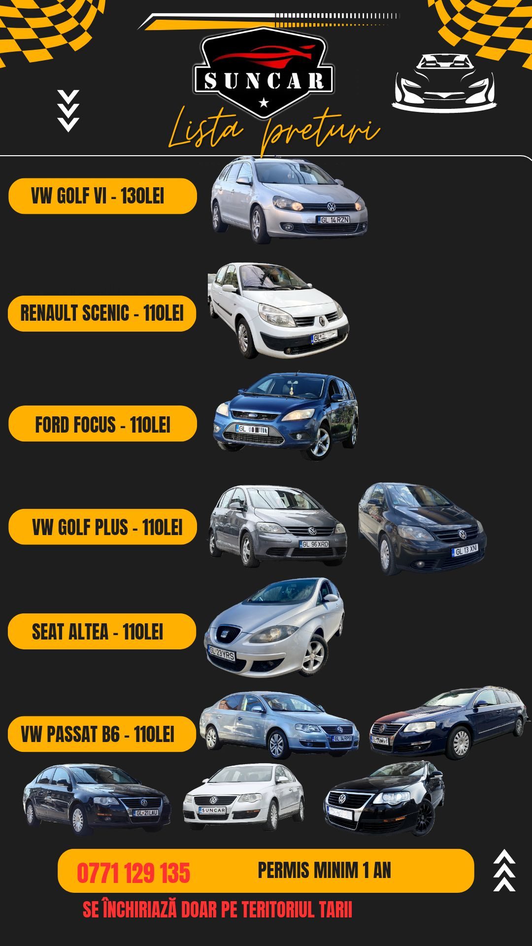 Suncar inchirieri auto Galati